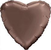 18" Сердце какао сатин (Россия) 221066/1204-1221