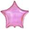 Звезда фольга Нежно-розная 45 см с гелием