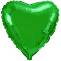 Сердце зеленое 32"
