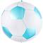 Сфера 3D  Футбольный мяч Голубой 24" (Китай)/ 190418LB
