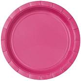 Тарелка ярко-розовая 17 см. 6 шт. 1502-6197