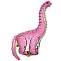 МИНИ Динозавр розовый