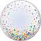 Bubble Deco 20" Конфетти разноцветное (Qualatex) /1202-2752