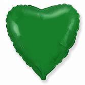 Сердце зеленый 18" 1204-0083