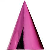 Колпак фольгированный розовый 6 шт 1501-5129