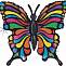 Яркая бабочка, Голография / Grabo 85523Н