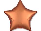 Звезда Сатин Amber (оранжевая) 19" (Анаграм) 1204-0727