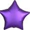 Звезда Сатин Purple Royale (фиолетовый) 19" (Анаграм) / 1204-0653