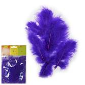 Набор перьев (фиолетовый) 10-12 см 30 шт./Ф6055639