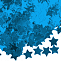Конфетти фольга звезда "Голубой" металлик 1,5 см 50 гр./6015297