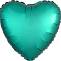 Сердце Сатин Jade ( тиффани ) 18" (Анаграм) / 1204-0630