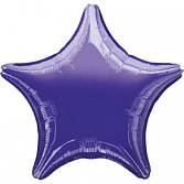 Звезда металлик фиолетовая 19" (Анаграм) / 1204-0049