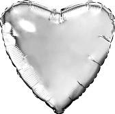 Сердце с рисунком 18" фольга 141-766