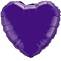 Сердце 9" фиолетовое 1204-0176