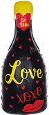 Бутылка шампанского "LOVE" 33"/84 см (Китай)/150362