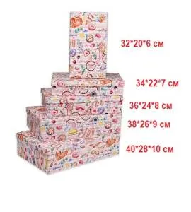 Коробка 36*24*8 см "Романтик"/ПП-3102