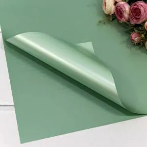 Пленка матовая Мятный/Зеленый Глянец 40см*45см 20 шт./1364/2