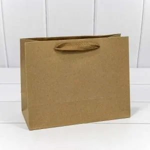 Пакет подарочный 23*18*10 см. Крафт / 000222ЕА