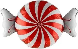 28" Конфета красный/белый / Китай 25051
