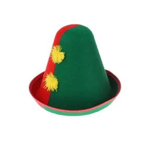 Шляпка "Клоун" с 2 помпонами 317897