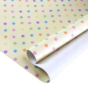 Уп. бумага "Цветной горошек" 0,7*1м (10 листов)/ 2050930
