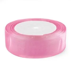 Лента Органза 2.5 см.*22.85 м Розовый / О251004