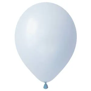 Шар Голубой макарунс пастель 30 см с гелием