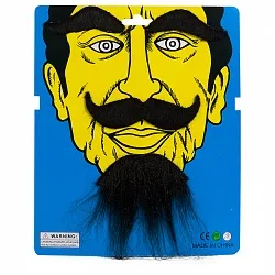 Набор Художника  (борода, усы, брови) черный