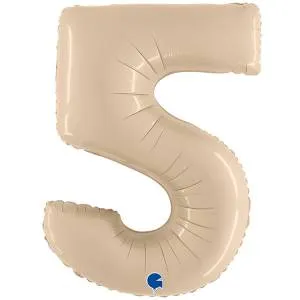 Цифра "5" -  Сатин Cream /Grabo 1207-4666  