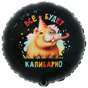 18" РУС Все будет Капибарно / Китай 1202-4076