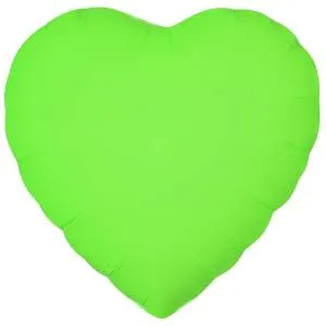 18" Сердце Неон Green (Китай) 1204-1560