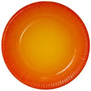 Тарелка  "Оранжевый , Градиент" 9 дюйм. 6 шт.