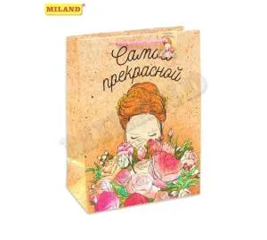 Пакет подарочный L Dream Cards 26.4*32.7*13.6 cм