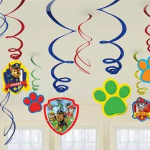 Спираль "Щенячий патруль" 46-60 см.12 шт.