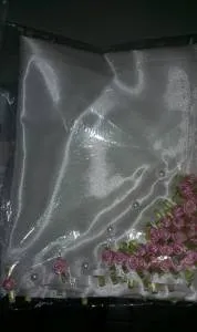 Рушник атласный "Цветочная поляна"