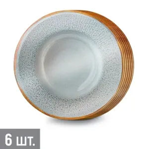 Тарелка "Керамическая эстетика" 18 см., 6 шт. / 3.0000862