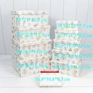 Коробка 24,3*17,6*10,5 см "Новый Год"-0076