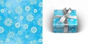 Бумага упак.Снежинки 70*100см /УБ-0656