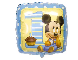 Шар 18" Микки Малыш 1 годик (Анаграм)/1202-2271