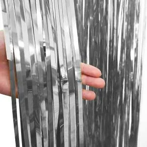 Занавес "Дождик" серебро 3м*1м (Китай) 1707292