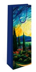 Пакет подарочный 12*36*8,5 см. под бутылку / 0194.384