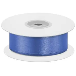 Лента атлас синий индиго 25мм*22,85м