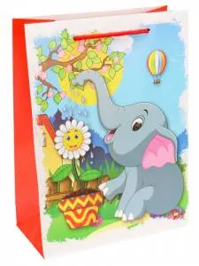 Пакет подарочный М/ПКП-3430 18*24*8,5 см с мат ламинированием