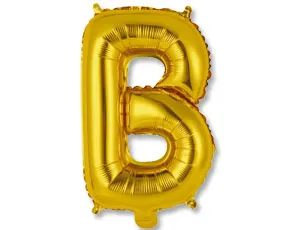 Буква "В" 14" - золото/ Китай 1206-0806