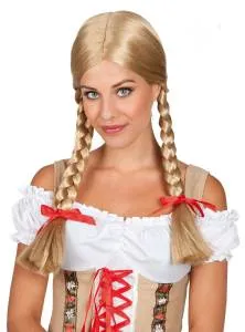 Парик "Снегурочка" с косами