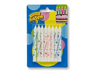 Свечи д/торта "С ДР Звезды" 8 см.