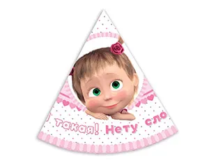 Колпак  "Маша Сердца" 1501-4158 / 6 шт.