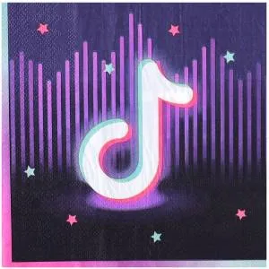 Салфетка Блогер Party 33 см 12 шт/ 1502-5272