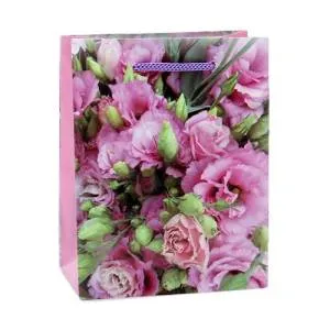 Пакет "Нежная Эустома" 11,5*14,5*6 см (S)