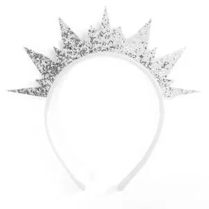 Ободок Диадема для принцессы, серебро с блестками/6230540